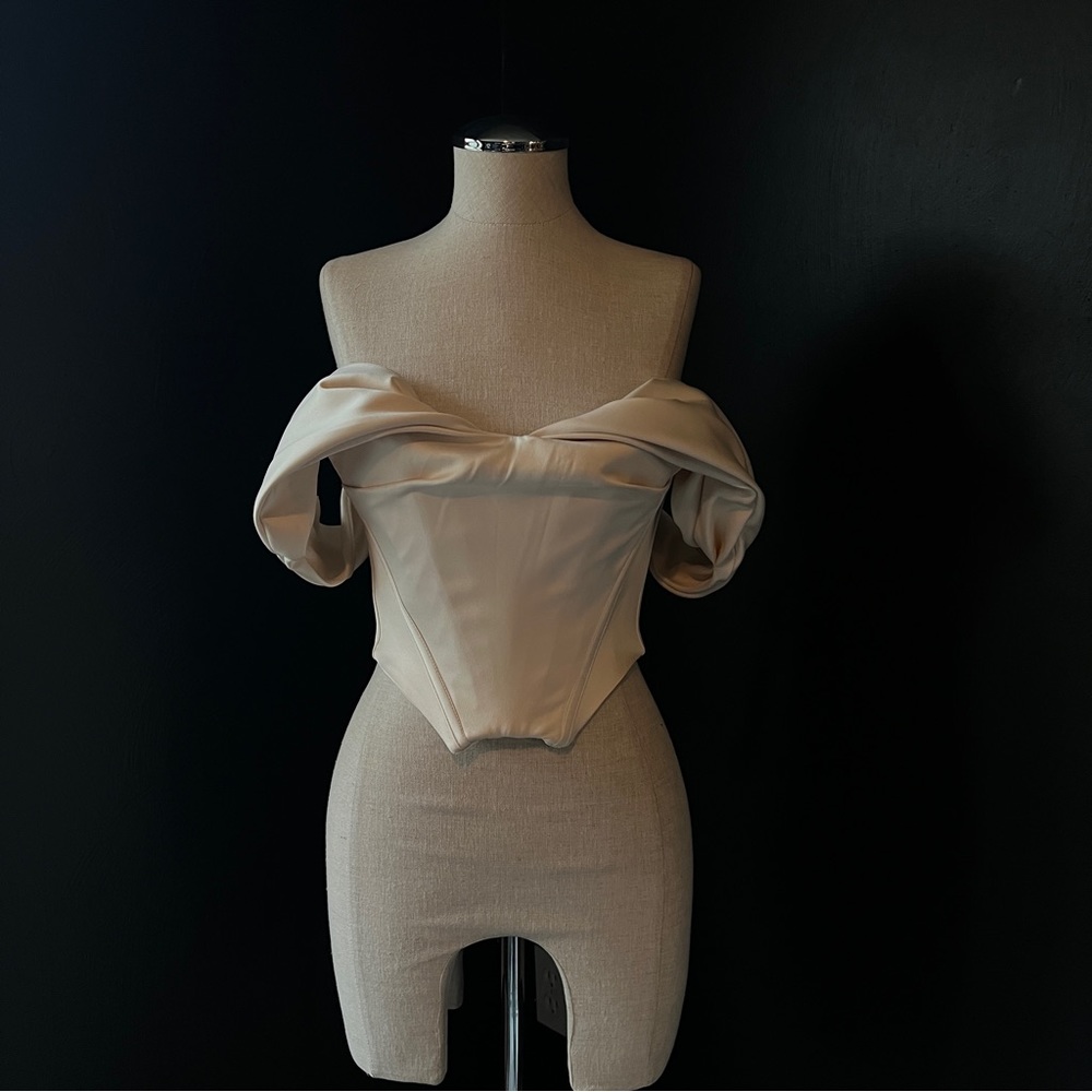 House of CB ivory corset top